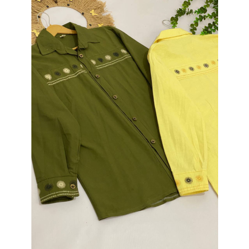 Women's Tetron and Linen Vest with Two Pockets