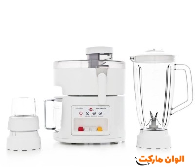 خرید آبمیوه گیری پارس خزر مدل JBG-610P (سه کاره) تک و عمده کد Z054
