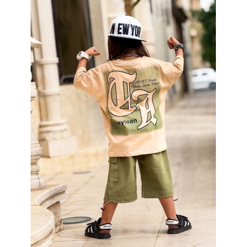 Children's blouse-pants-set, model Pluto-code