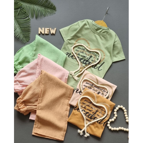 Children's blouse-pants-deer-model