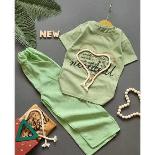 Children's blouse-pants-deer-model