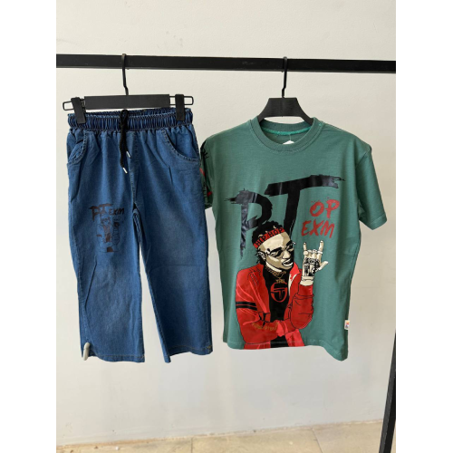 Mickey Mouse Kids Two-Piece Jeans Set Code