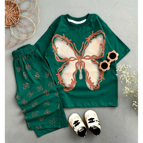 Two-piece-set-for-children-jeans-bear-model-code-