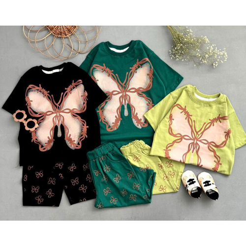 Two-piece-set-for-children-jeans-bear-model-code-
