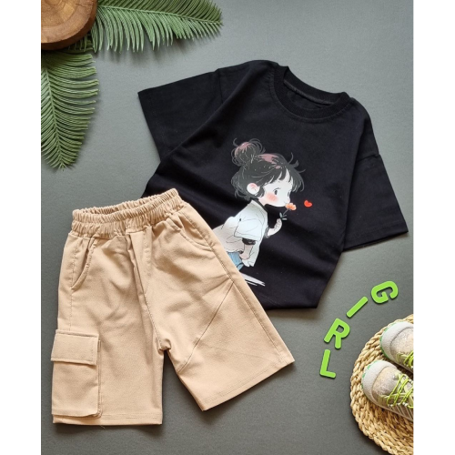 Children's sweatshirt with fur collar