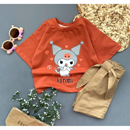 Fingerless blouse with jeans for kids