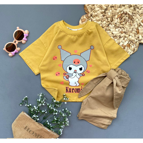 Fingerless blouse with jeans for kids