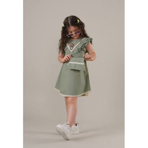 Children's-girl's-sarafan-chess-model-code-