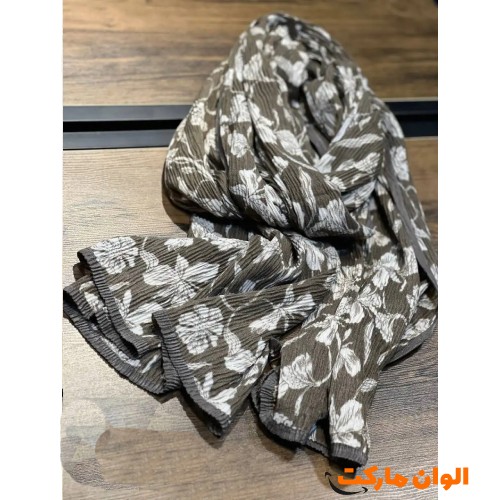 Women's shawl, autumn model, bush design, small code