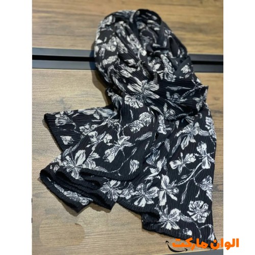 Women's shawl, autumn model, bush design, small code