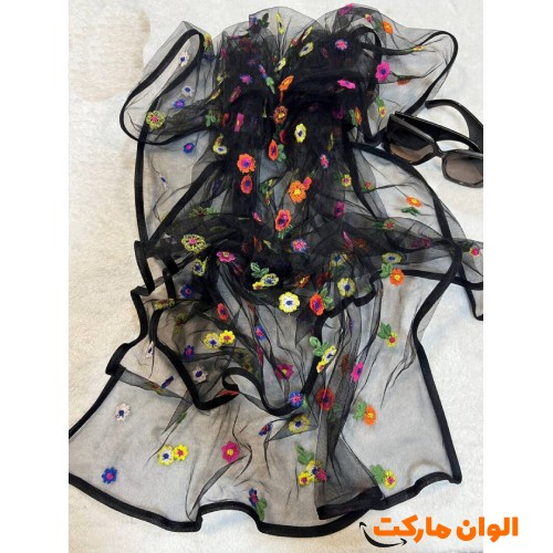 Women's shawl, striped pattern, 793