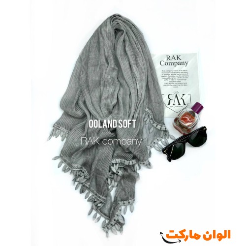 Women's shawl, woolen, corduroy, model