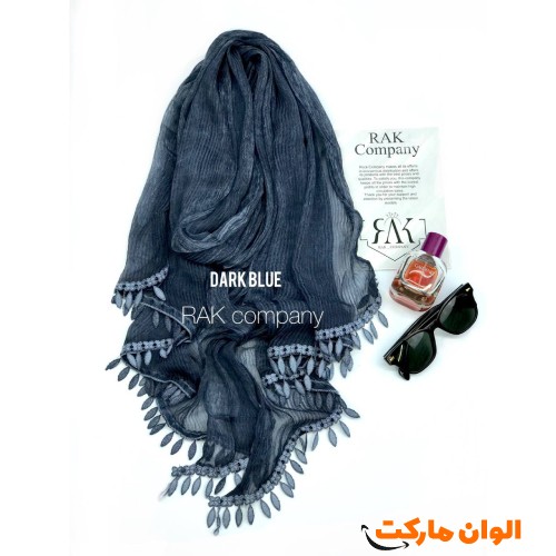 Women's shawl, woolen, corduroy, model