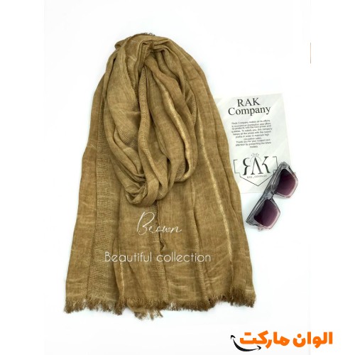 Women's scarf, four-sided star, autumn beard