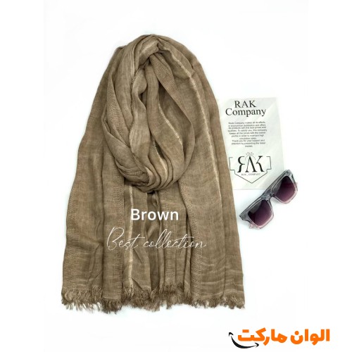 Women's scarf, four-sided star, autumn beard