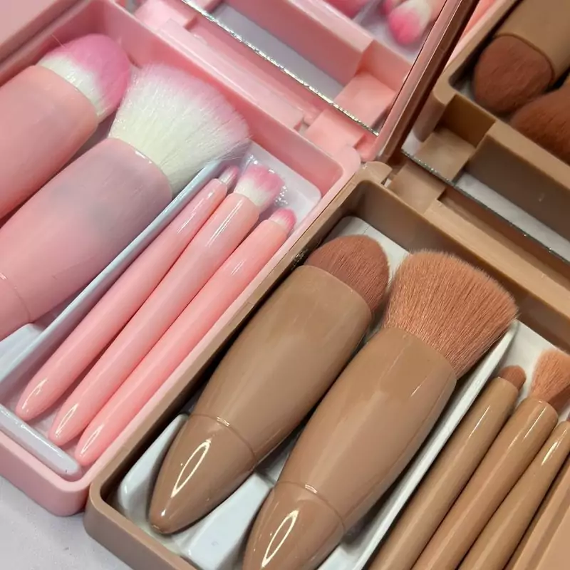 براش-آرایشی-صورت-پنج-تیکه-کد--صادرات-خرید-عمده-تکی-تخفیف-