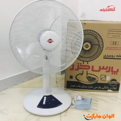 پخش  پنکه رومیزی پارس خزر مدل 2040 عمده کد Z075