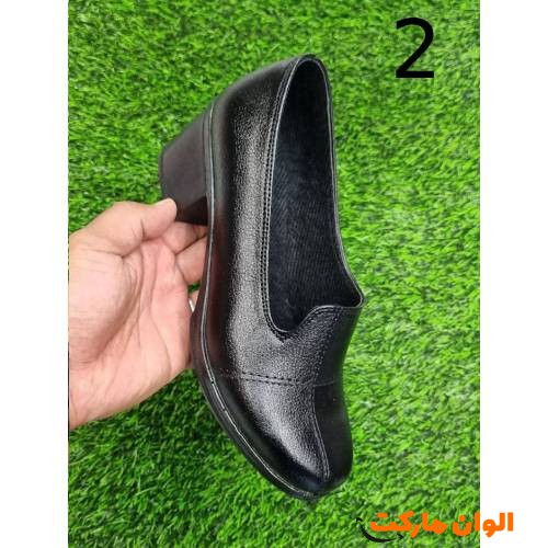 کفش روزمره و اداری زنانه پاشنه طبی مدل گوچی C009 تک و عمده