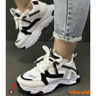 کفش کتانی زنانه میانه فشیون کد G968 تک و عمده