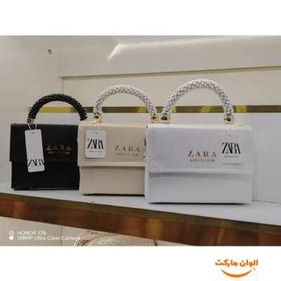 کیف زنانه مرواریدی دستی و دوشی مدل جدید تک و عمده کد G989