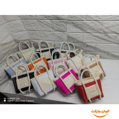 کیف دخترانه مینی دوشی و دستی مدل جدید تک و عمده کدG1004