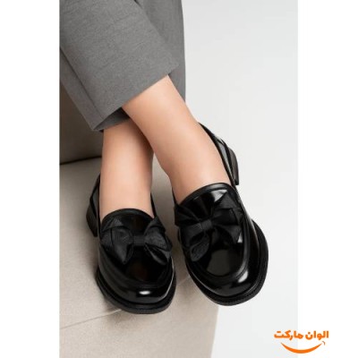 کفش زنانه مدل جدید کالج پاپیونی تک و عمده کد G1166