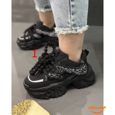 کفش کتانی زنانه مدل جدید فشیون مروارید تک و عمده کد G1177
