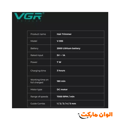 VGR-076-Hair-Trimmer-Head-and-Facial-Model
