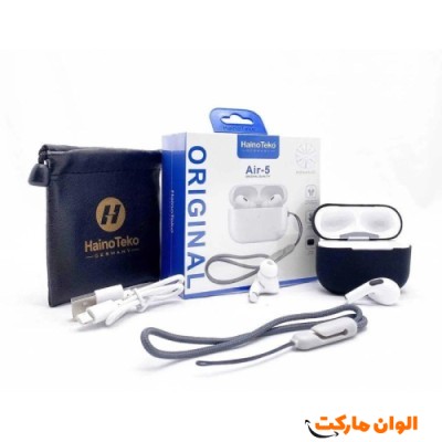 هندزفری بی سیم هاینو تکو مدل HainoTeko Air-5 کد G1237 تک و عمده