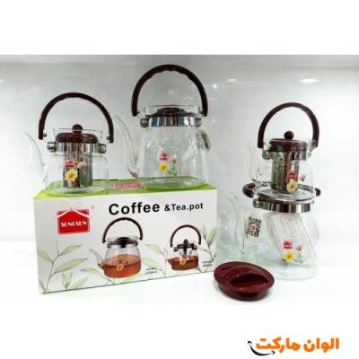 قوری پیرکس برند SONGSUN لیتر 1.6  کد G1240 تک و عمده 