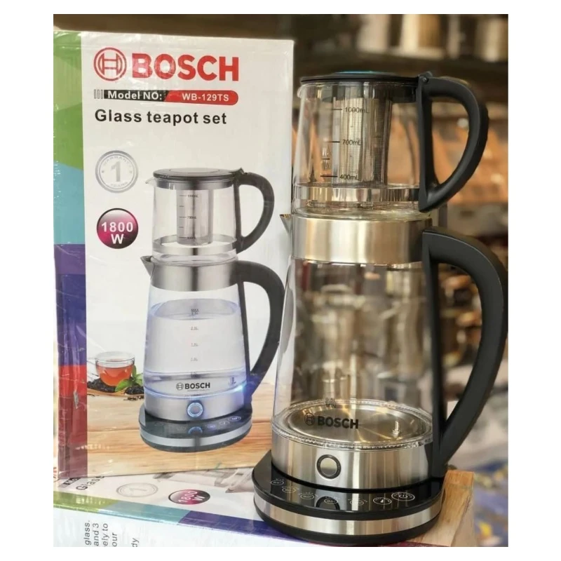 خرید چای ساز بوش BOSCH دیجیتال مدل wb-129TS  تک و عمده کدZ154