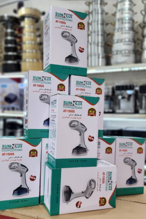 اتو بخارگر دستی SUNLUX مدل AT-1500S کدb0948 تک و عمده