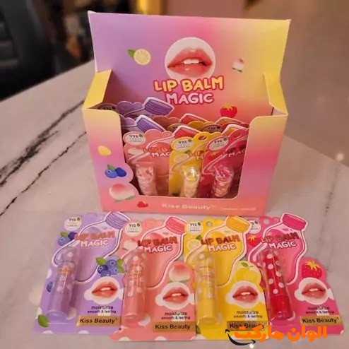 Moisturizing lip balm, beauty case, code 0991, export, good smell, fruity scent, cheap, suitable