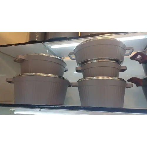 پخش سرویس قابلمه ۱۰ پارچه هیکن آلمان گرانیت تک و عمده AB