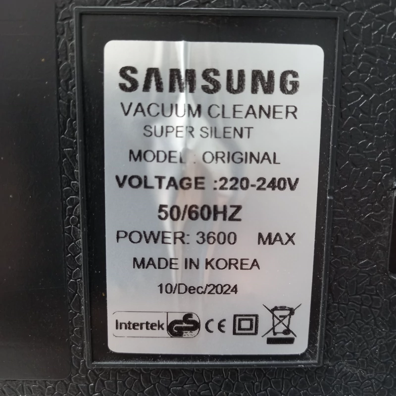 جارو برقی سامسونگ SAMSUNG مدل 3600 وات – عملکرد بی‌رقیب و دوام عالی کدb1083