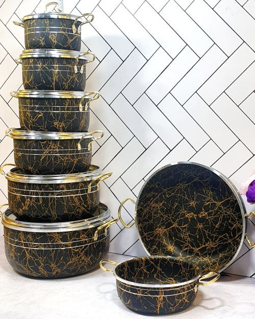 سرویس-تابه-ماربل-با-دسته-طلایی-سایز-کد1092-صادراتی-عالی-عملکرد-بالا-ارزان-قیمت-خوب