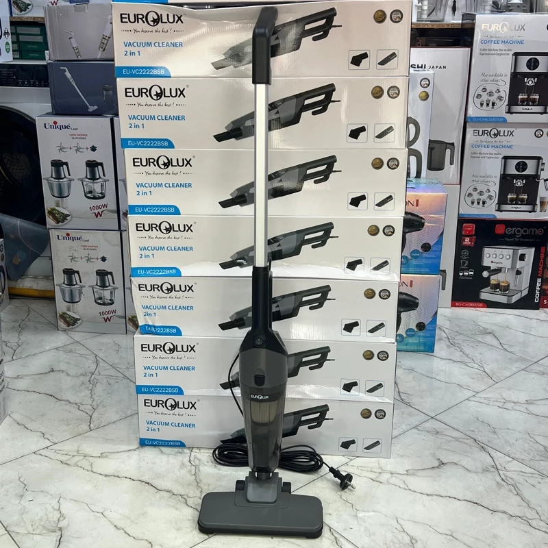 جارو عصایی 2 کاره یورولوکس المان EUROLUX  مدل  VC2222 کد G1397