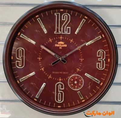 ساعت دیواری پورتلند 01 کدG1412