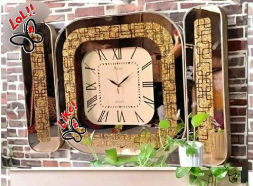 ساعت ۳ تیکه آینه ای کد G1413