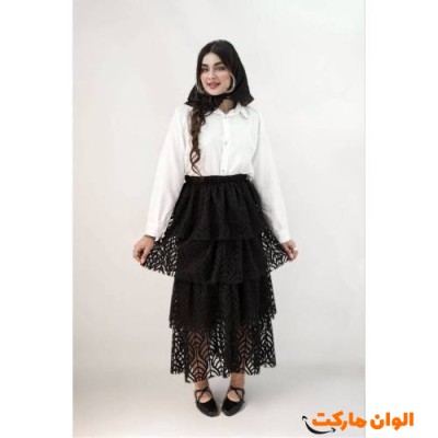 دامن زنانه مدل طبقه ای بهاره کد G1582