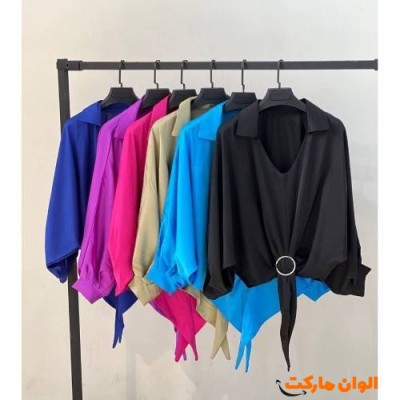 شومیز زنانه مدل گره ای کد G1583