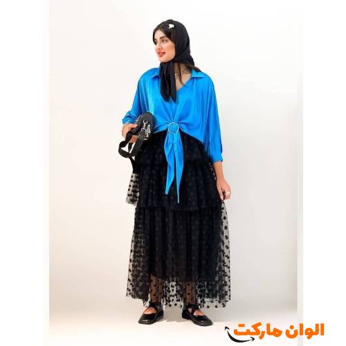 شومیز زنانه مدل گره ای کد G1583