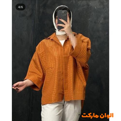 مانتو زنانه مدل پانچ 4 جیب  کدG1587