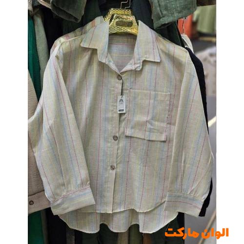 شومیز زنانه مدل رنگین کمان کد G1588