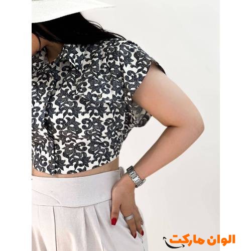 شومیز کراپ زنانه  کد G1601
