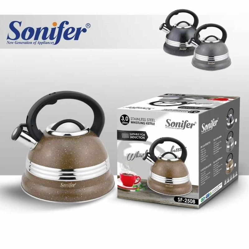 پخش کتری استیل سوتی برند سونی فر مدل 2508  تک و عمده کدZ248