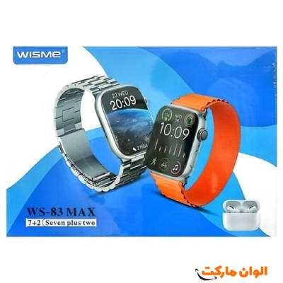 ساعت هوشمند مدل WS-83 MAX کدG1649 تک و عمده