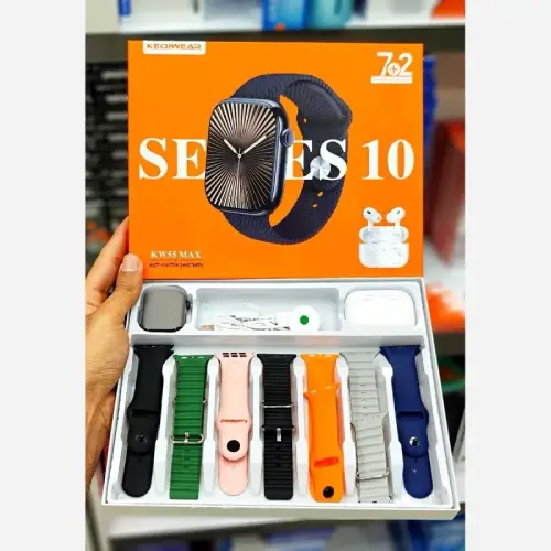 ساعت-هوشمند-طرح-اپل-واچ-مدل-kw55-max-تک-و-عمده