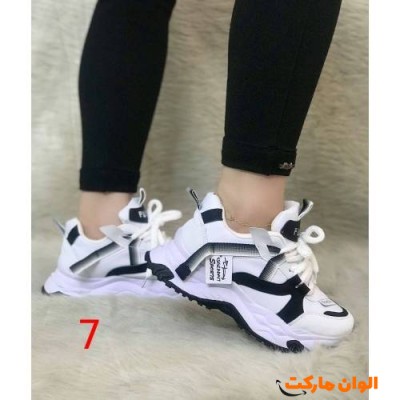 کفش کتانی زنانه  فشیون v  کد G1695 تک و عمده