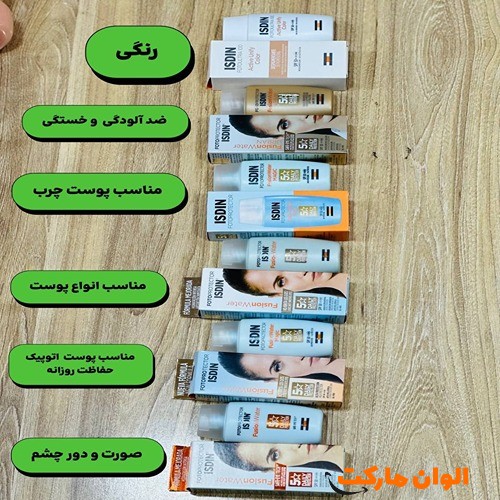 کرم ضدآفتاب  ایزدن  درصد کد1789